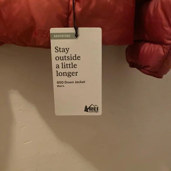 REI Men's Rust Puffer Jacket- special edition - Picture 4 of 5